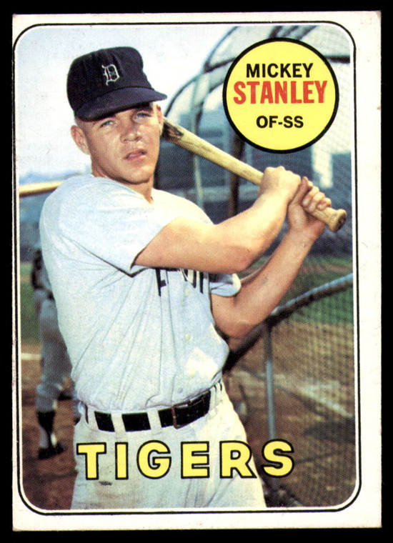 1969 Topps #13 Mickey Stanley VG Detroit Tigers 