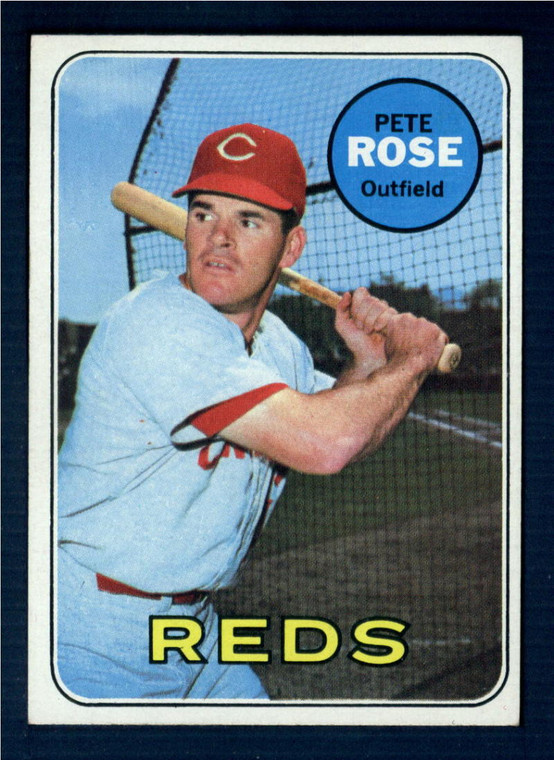 1969 Topps #120 Pete Rose VG Cincinnati Reds 
