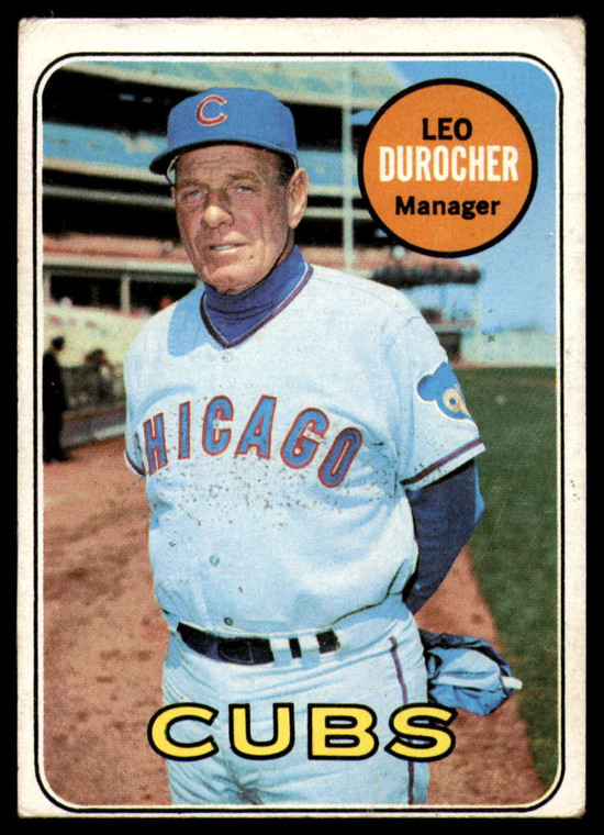 1969 Topps #147 Leo Durocher MG VG Chicago Cubs 