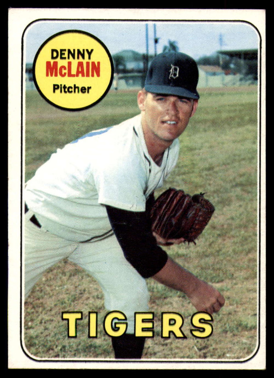 1969 Topps #150 Denny McLain VG Detroit Tigers 