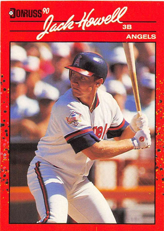 1990 Donruss #254 Jack Howell NM-MT California Angels 