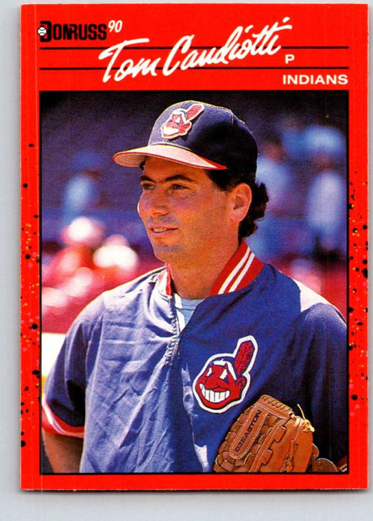 1990 Donruss #256 Tom Candiotti NM-MT Cleveland Indians 