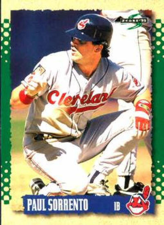 1995 Score #396 Paul Sorrento NM-MT  Cleveland Indians 