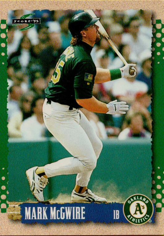 1995 Score #377 Mark McGwire NM-MT  Oakland Athletics 