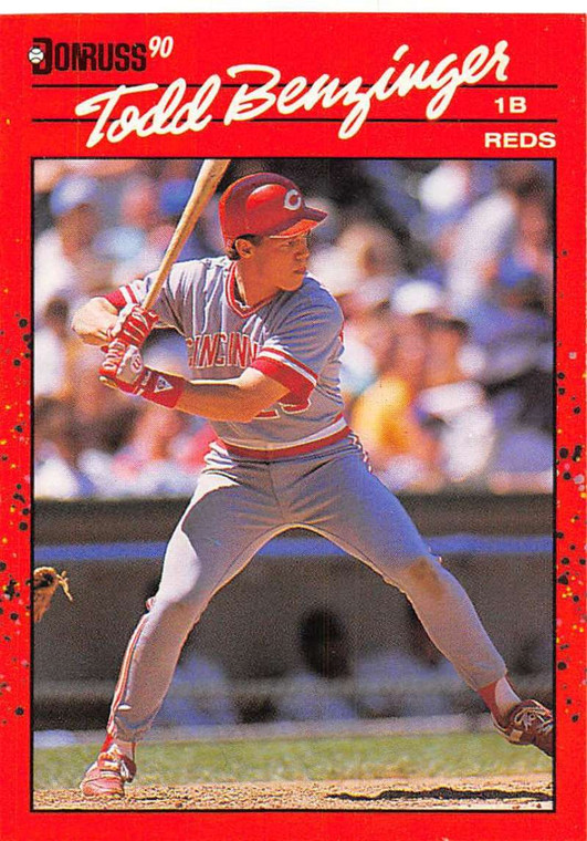 1990 Donruss #257 Todd Benzinger NM-MT Cincinnati Reds 