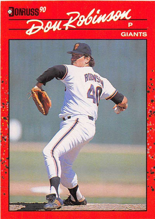 1990 Donruss #258 Don Robinson NM-MT San Francisco Giants 