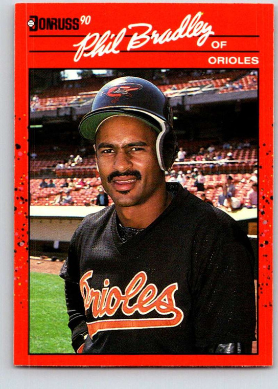 1990 Donruss #259 Phil Bradley NM-MT Baltimore Orioles 