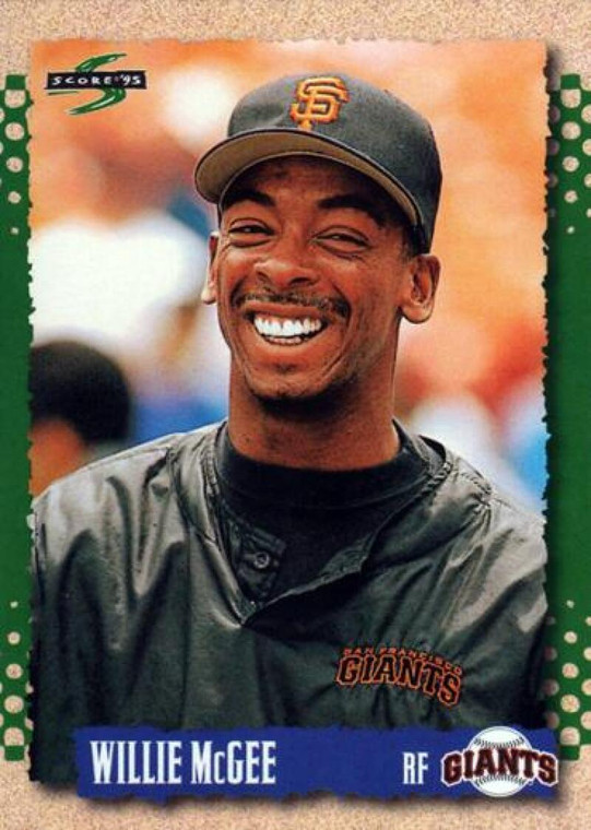 1995 Score #466 Willie McGee NM-MT  San Francisco Giants 