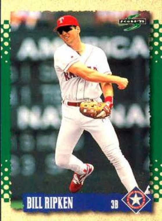 1995 Score #499 Billy Ripken NM-MT  Texas Rangers 