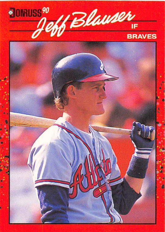 1990 Donruss #271 Jeff Blauser NM-MT Atlanta Braves 