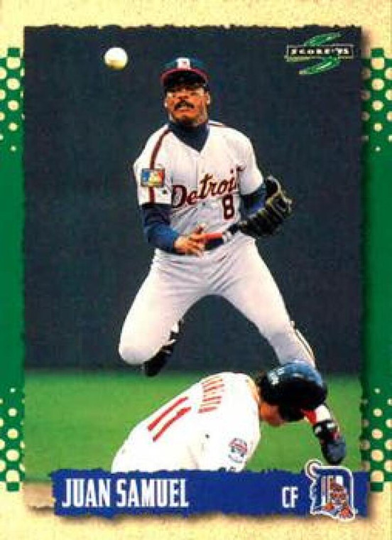 1995 Score #527 Juan Samuel NM-MT  Detroit Tigers 