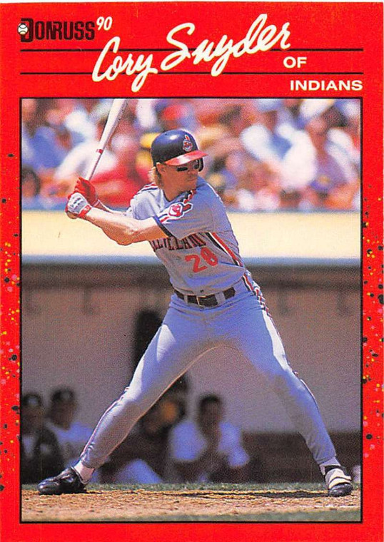1990 Donruss #272 Cory Snyder NM-MT Cleveland Indians 