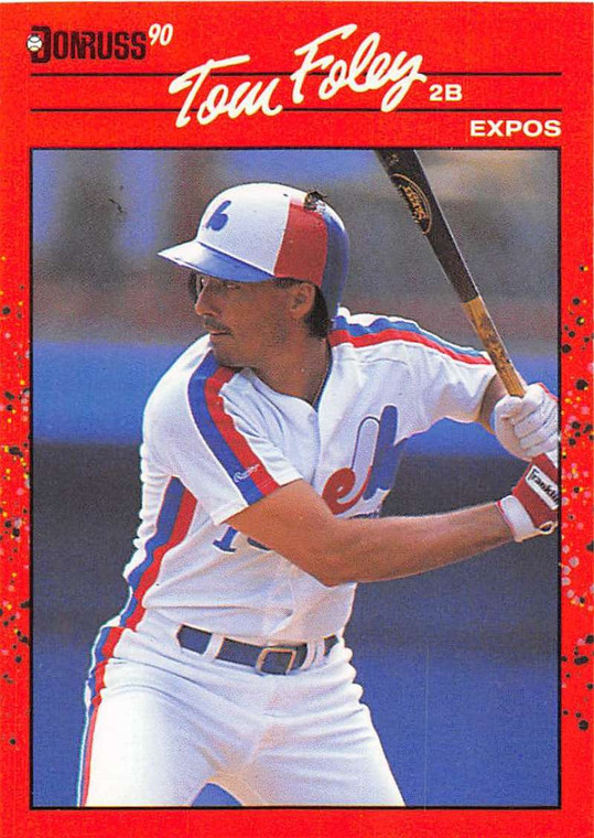 1990 Donruss #274 Tom Foley NM-MT Montreal Expos 