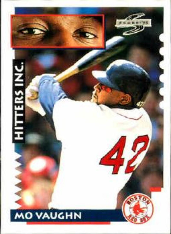 1995 Score #563 Mo Vaughn HIT NM-MT  Boston Red Sox 