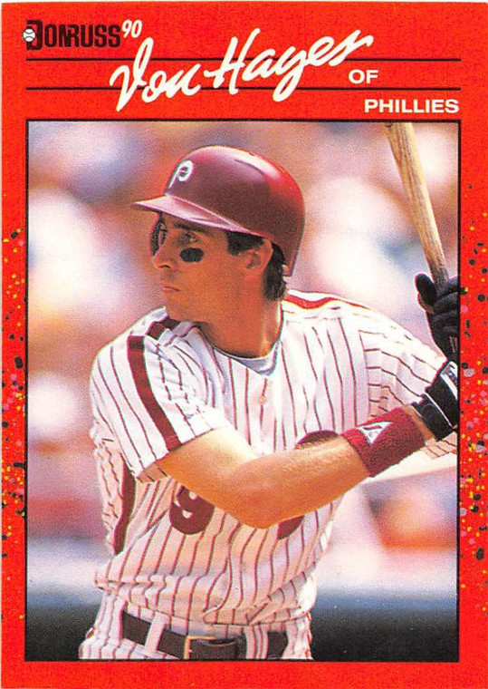 1990 Donruss #278 Von Hayes NM-MT Philadelphia Phillies 