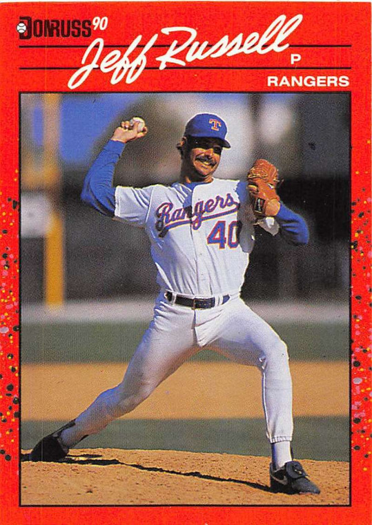 1990 Donruss #284 Jeff Russell NM-MT Texas Rangers 