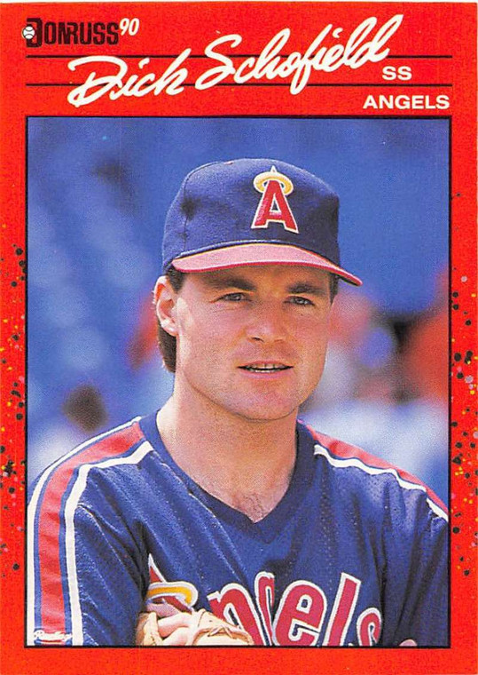 1990 Donruss #288 Dick Schofield NM-MT California Angels 