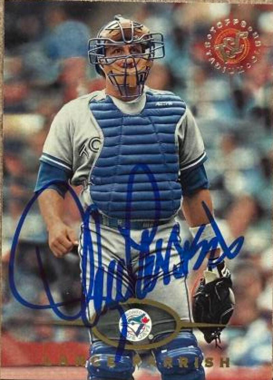 Lance Parrish Autographed 1995 Stadium Club #604 Toronto Blue Jays Card