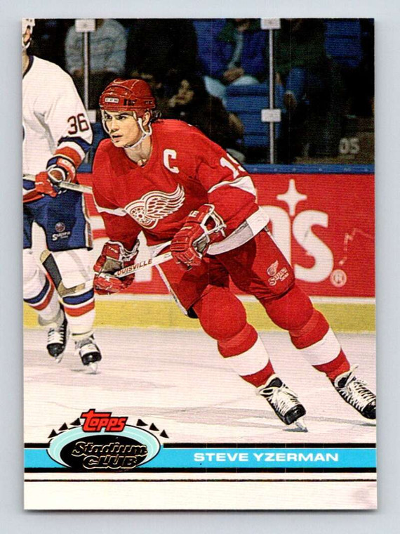 1991-92 Topps Stadium Club #81 Steve Yzerman NM-MT Detroit Red Wings 