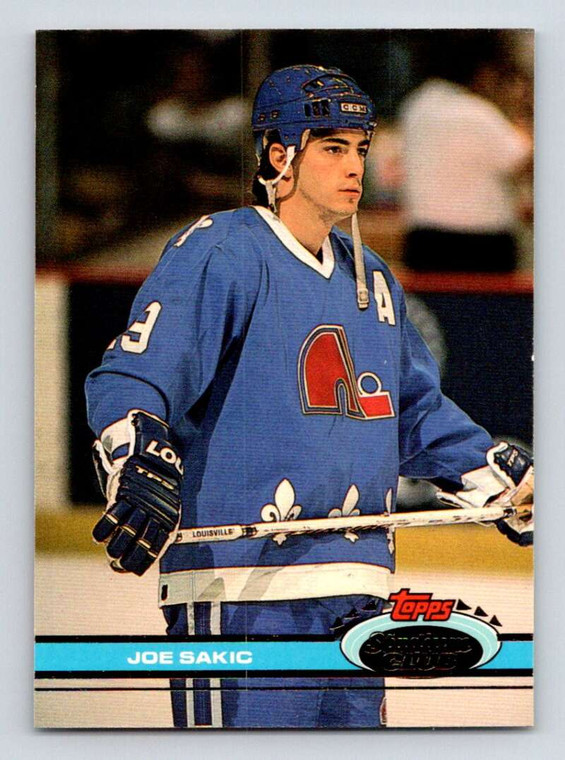 1991-92 Topps Stadium Club #389 Joe Sakic NM-MT Quebec Nordiques 