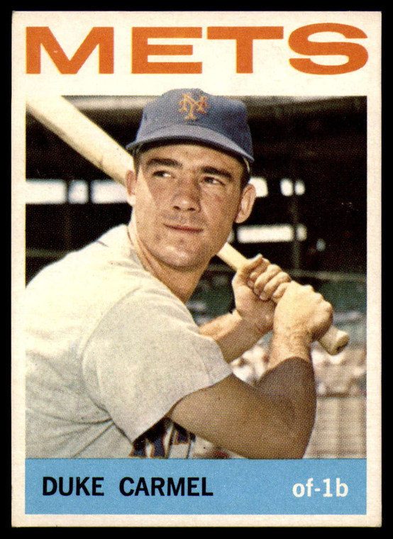 1964 Topps #44 Duke Carmel VG New York Mets 