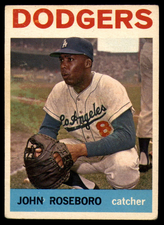 1964 Topps #88 John Roseboro VG Los Angeles Dodgers 