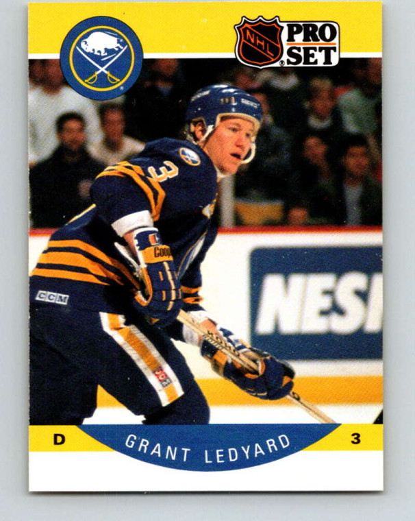 1990-91 Pro Set #24 Grant Ledyard NM-MT  Buffalo Sabres 