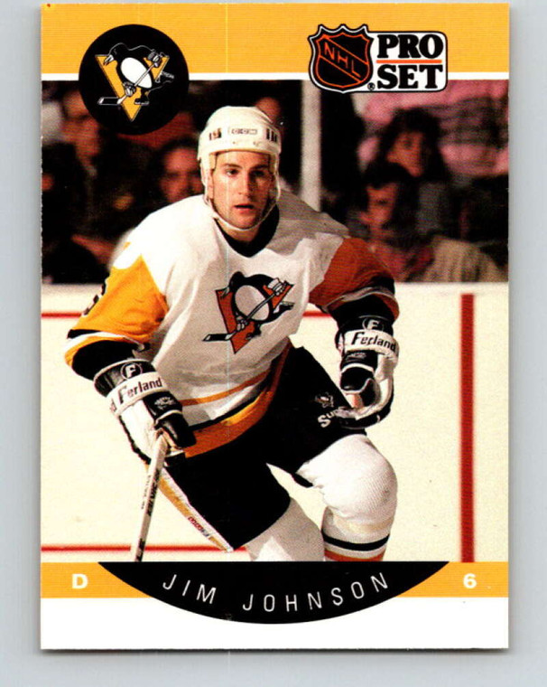 1990-91 Pro Set #235 Jim Johnson NM-MT  Pittsburgh Penguins 