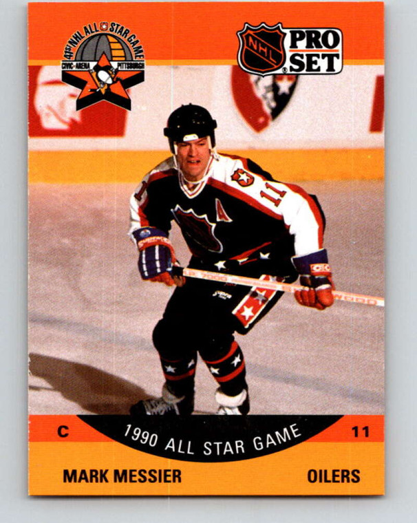 1990-91 Pro Set #349 Mark Messier AS NM-MT  Edmonton Oilers 