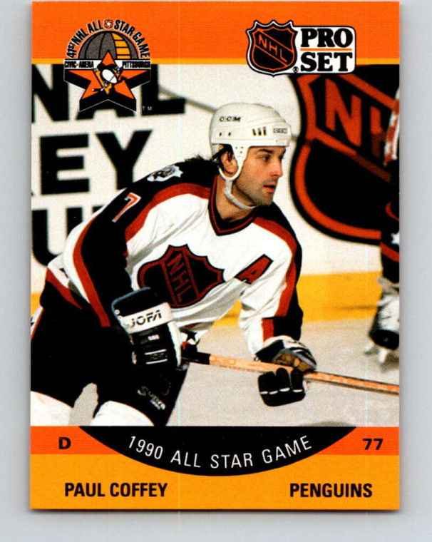 1990-91 Pro Set #361 Paul Coffey AS NM-MT  Pittsburgh Penguins 