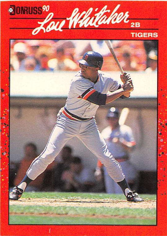 1990 Donruss #298 Lou Whitaker NM-MT Detroit Tigers 