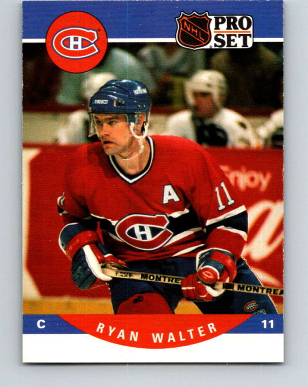 1990-91 Pro Set #475 Ryan Walter NM-MT  Montreal Canadiens 
