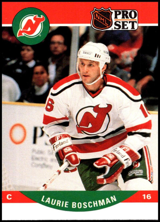 1990-91 Pro Set #476 Laurie Boschman NM-MT  New Jersey Devils 