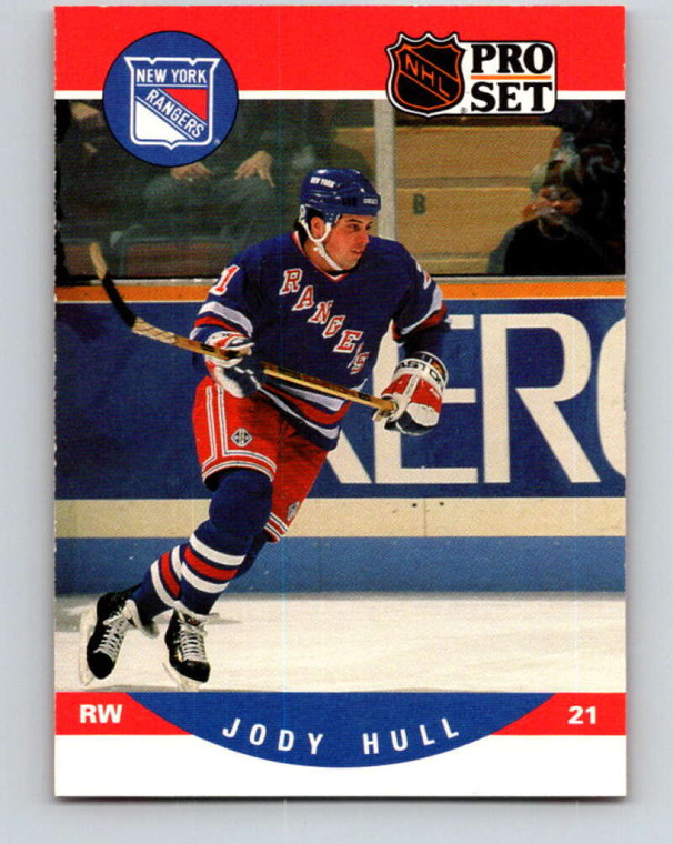 1990-91 Pro Set #490 Jody Hull NM-MT  New York Rangers 