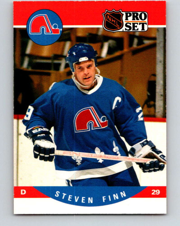 1990-91 Pro Set #514 Steven Finn NM-MT  Quebec Nordiques 