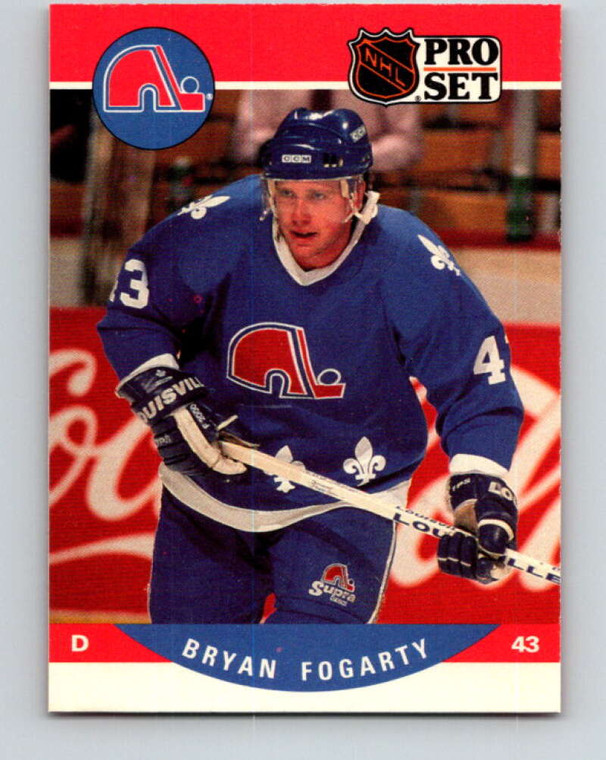1990-91 Pro Set #515 Bryan Fogarty NM-MT  Quebec Nordiques 