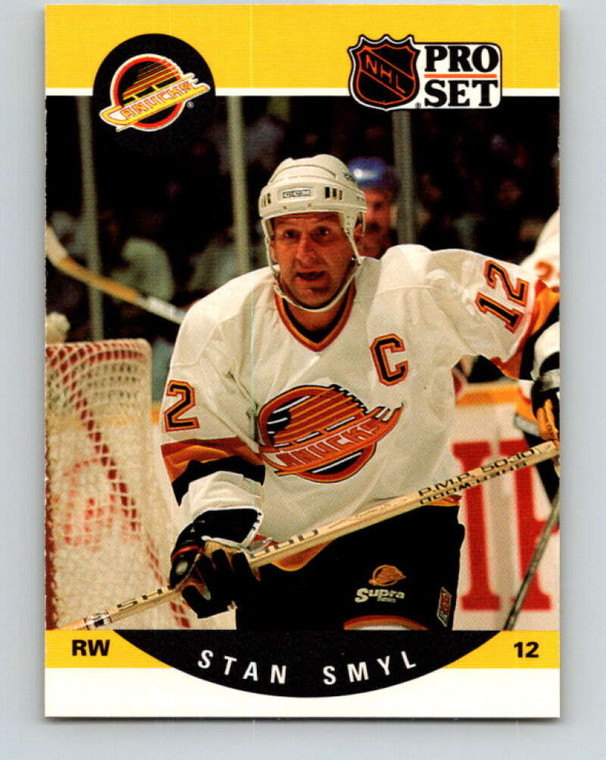 1990-91 Pro Set #548 Stan Smyl NM-MT  Vancouver Canucks 