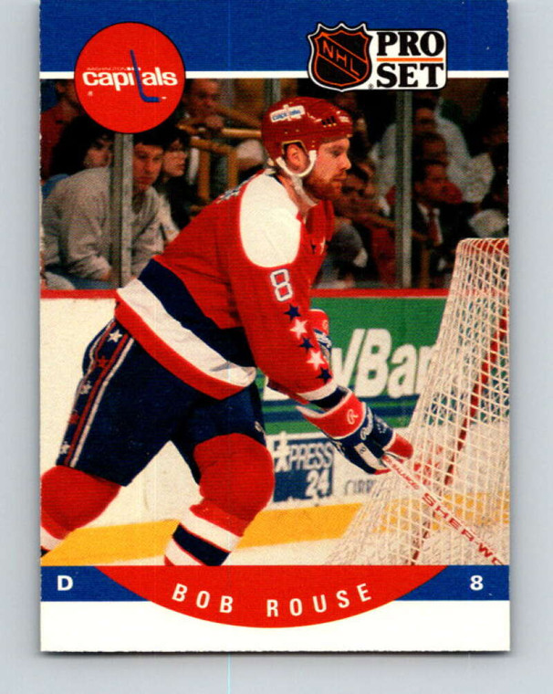 1990-91 Pro Set #554 Bob Rouse NM-MT  Washington Capitals 