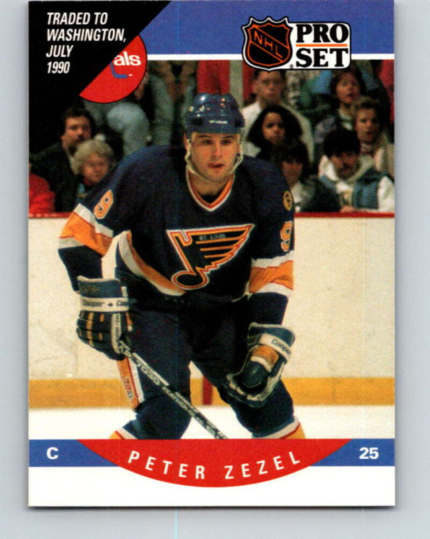 1990-91 Pro Set #556 Peter Zezel NM-MT  Washington Capitals 