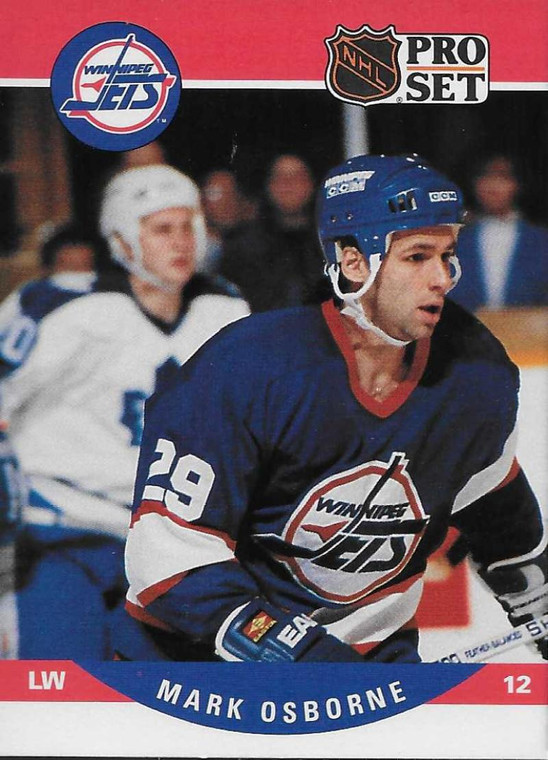 1990-91 Pro Set #564 Mark Osborne NM-MT  Winnipeg Jets 