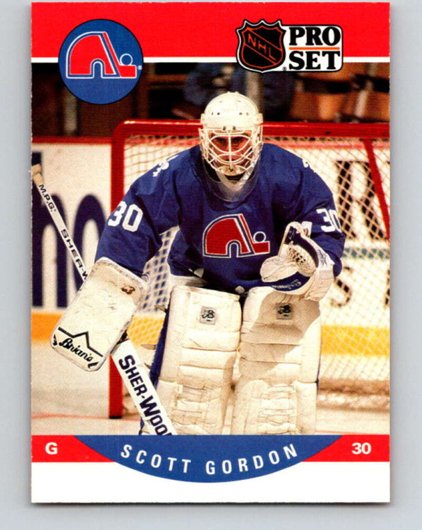 1990-91 Pro Set #634 Scott Gordon NM-MT  Quebec Nordiques 