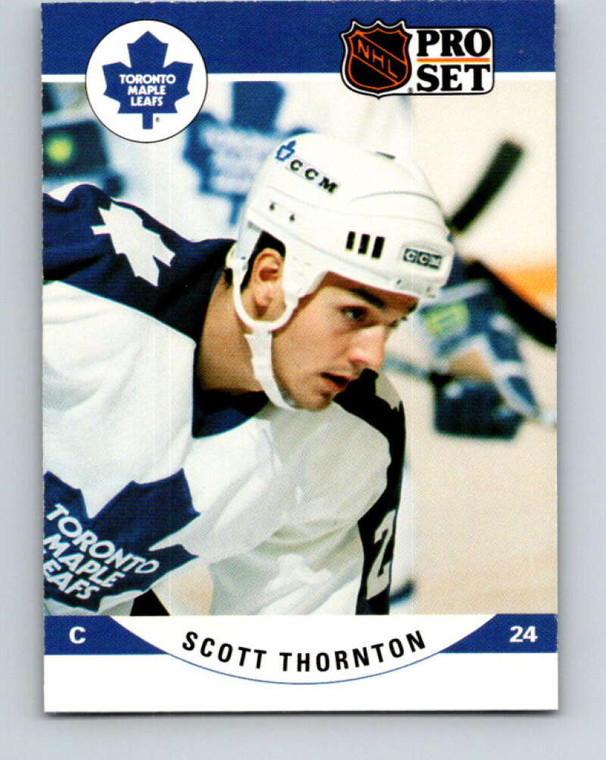 1990-91 Pro Set #640 Scott Thornton NM-MT  Toronto Maple Leafs 