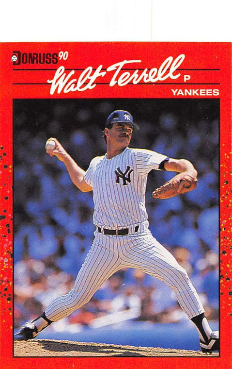 1990 Donruss #309 Walt Terrell NM-MT New York Yankees 