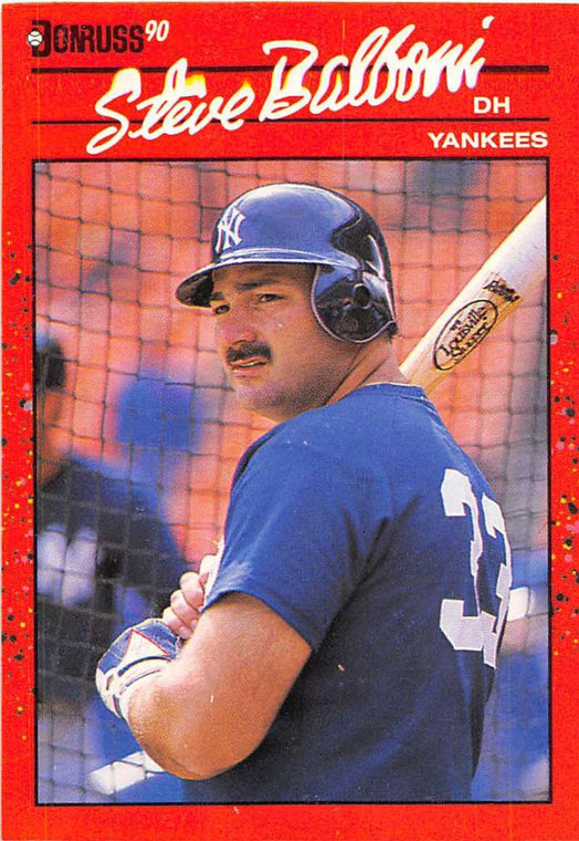 1990 Donruss #315 Steve Balboni NM-MT New York Yankees 