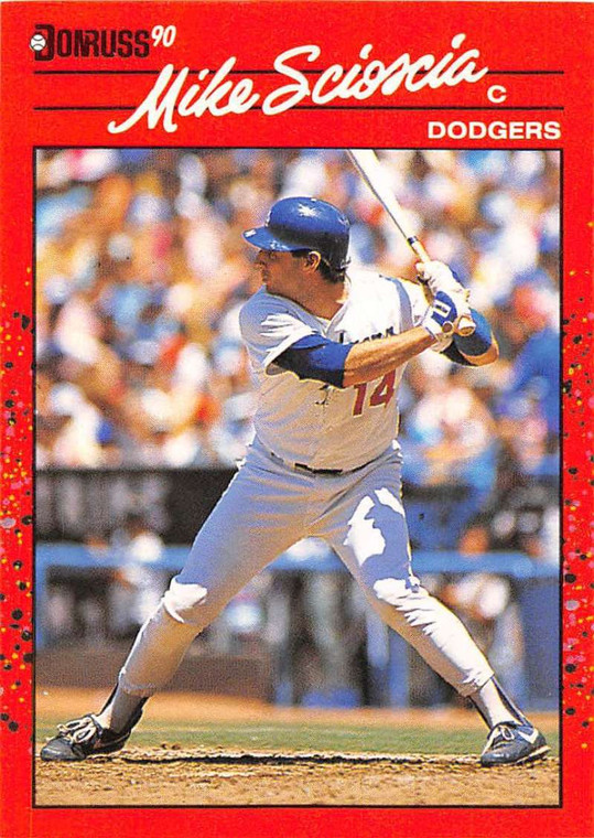 1990 Donruss #316 Mike Scioscia NM-MT Los Angeles Dodgers 