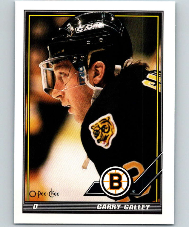 1991-92 O-Pee-Chee #86 Garry Galley NM-MT  Boston Bruins 