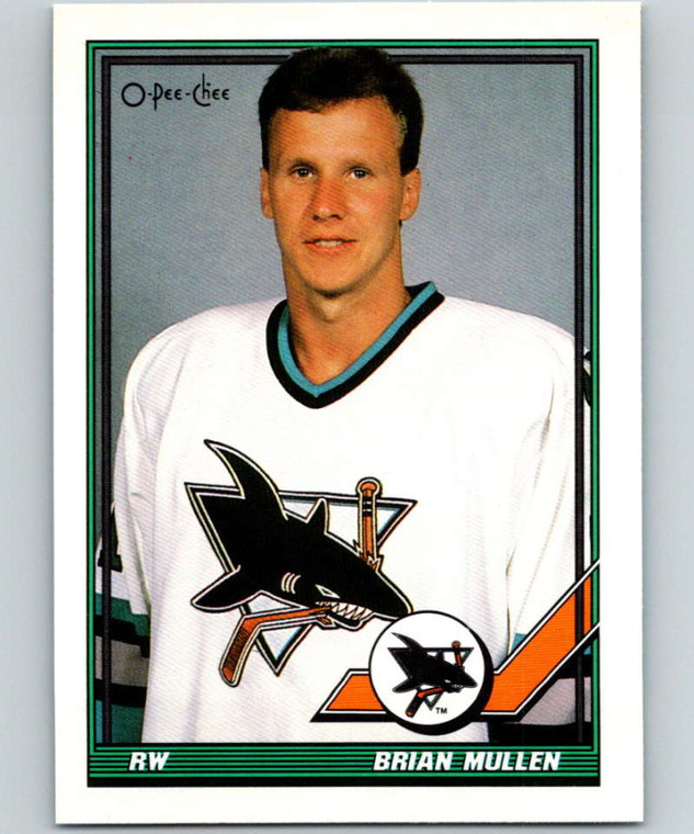 1991-92 O-Pee-Chee #129 Brian Mullen NM-MT  New York Rangers 