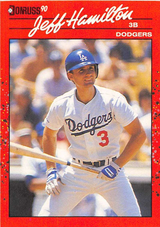 1990 Donruss #321 Jeff Hamilton NM-MT Los Angeles Dodgers 