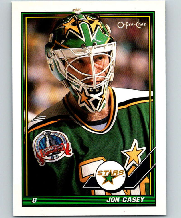 1991-92 O-Pee-Chee #237 Jon Casey NM-MT  Minnesota North Stars 