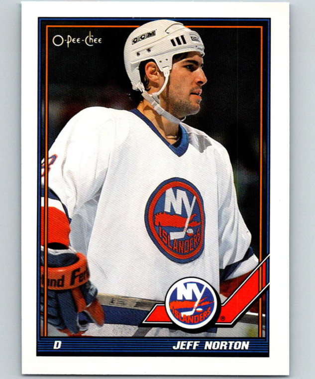 1991-92 O-Pee-Chee #243 Jeff Norton NM-MT  New York Islanders 
